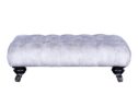 Deep buttoned footstool gallery