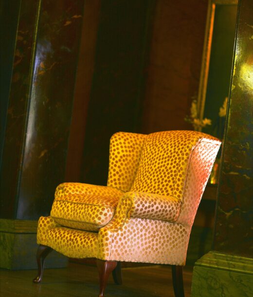 Queen anne wing chair